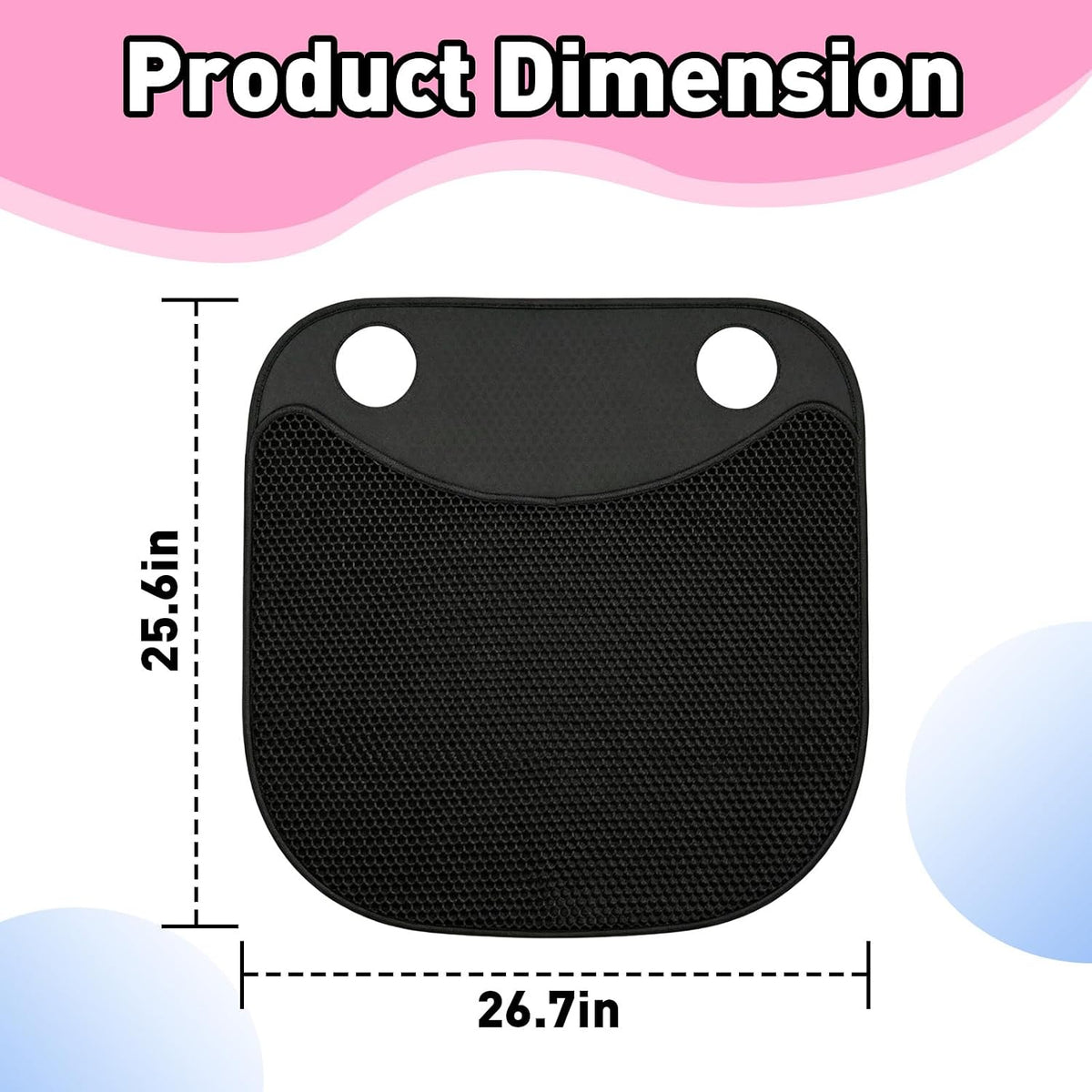 Cat Litter Mat Compatible with Self‑Cleaning Cat Litter Box