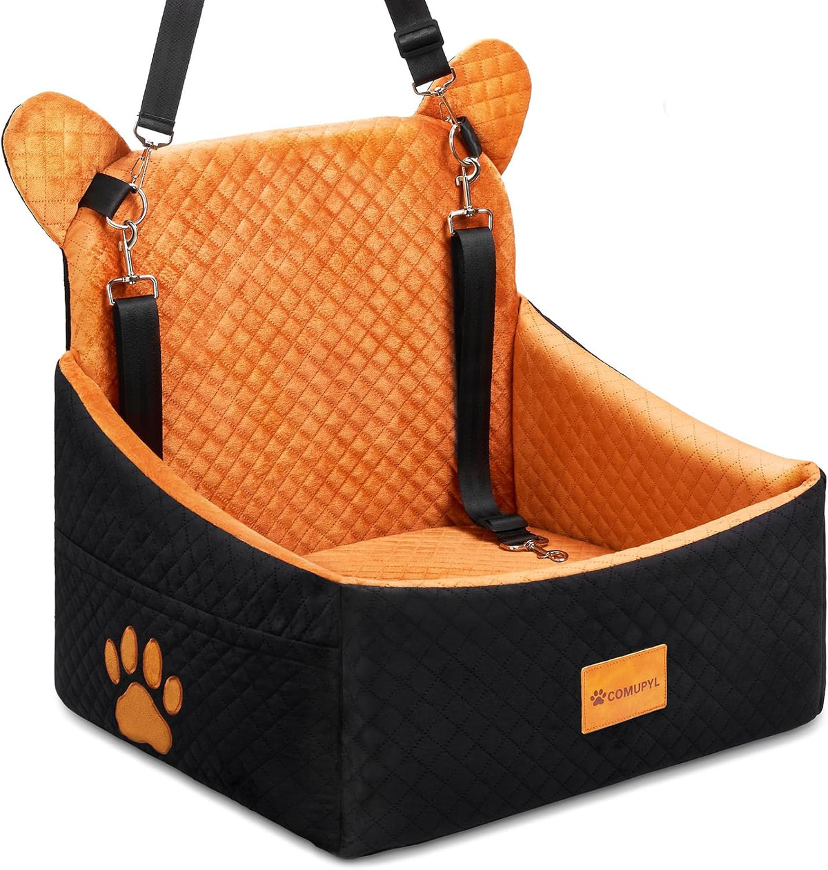 Dog Car Seats for Small /Medium Dogs up to 33lbs(Grey Black).
