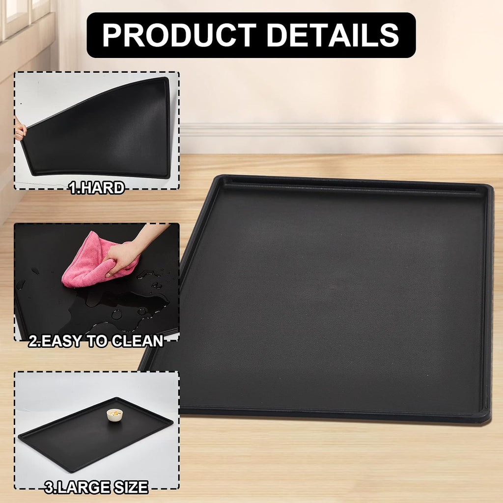 2 Pcs Dog Crate Tray 42" Replacement, Plastic Bottom Pan