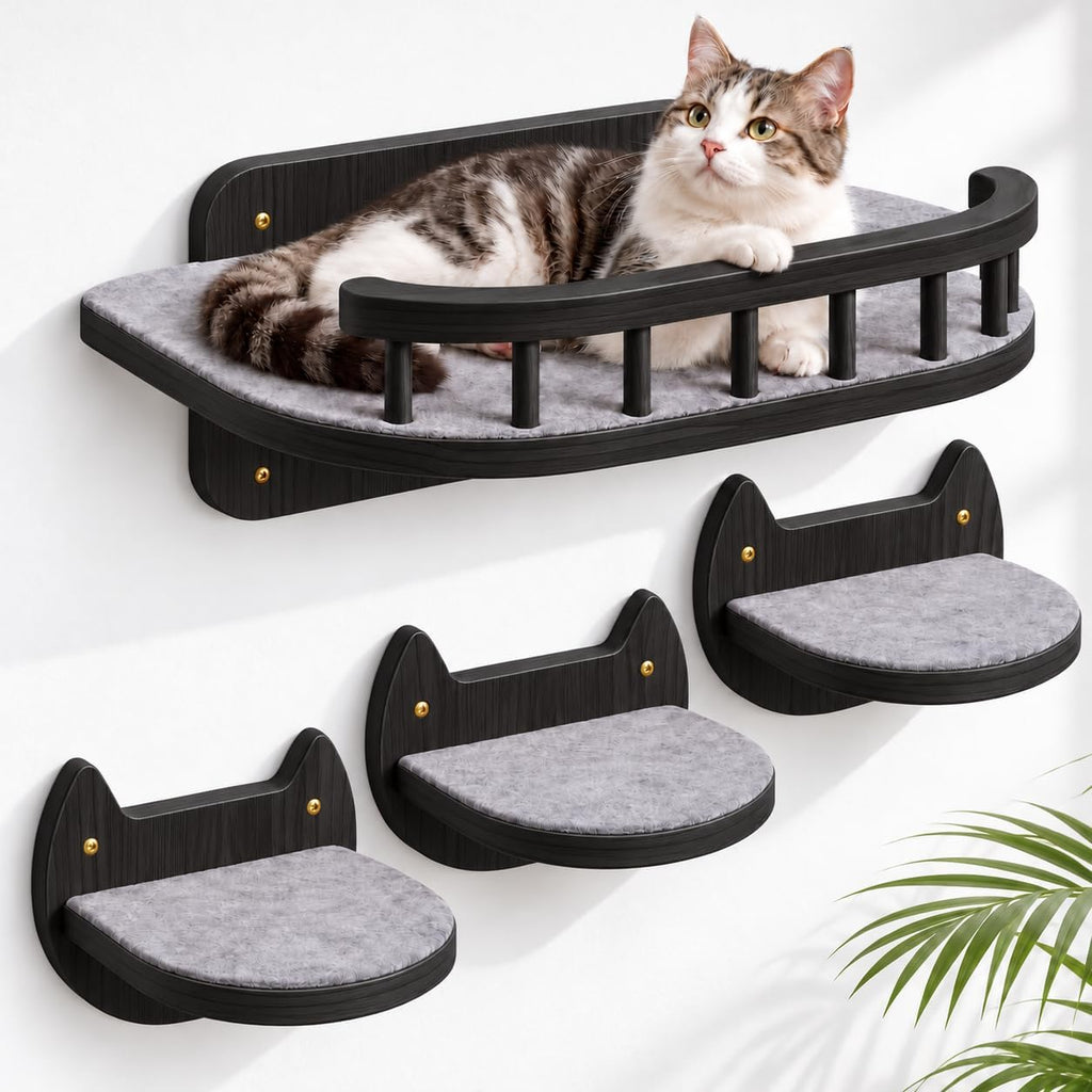Cat Wall Shelves, Modern Cat Wall Furniture for Indoor Cats