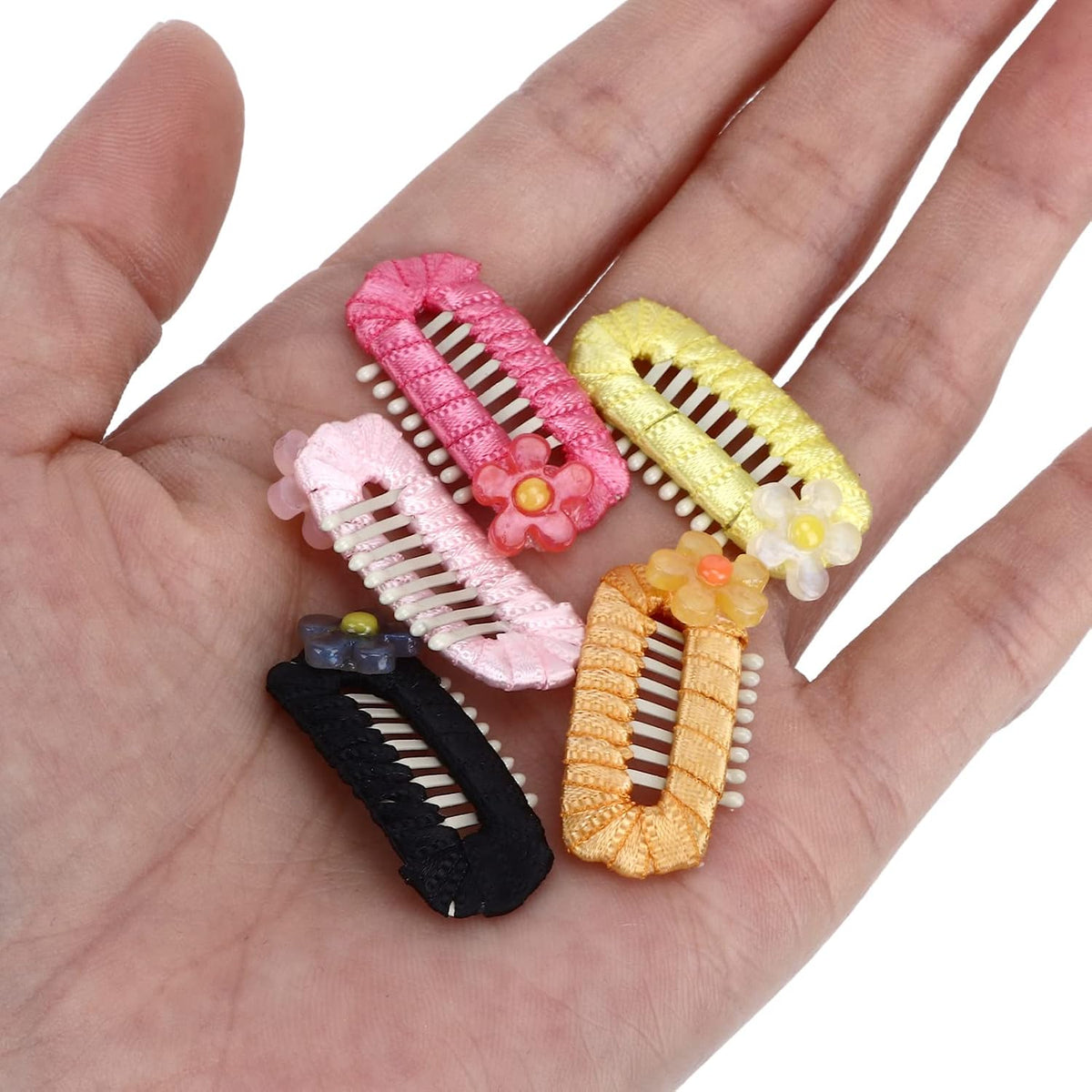 Pet Hair Clips Mini French Barrettes, 10 Pack Secure Grip
