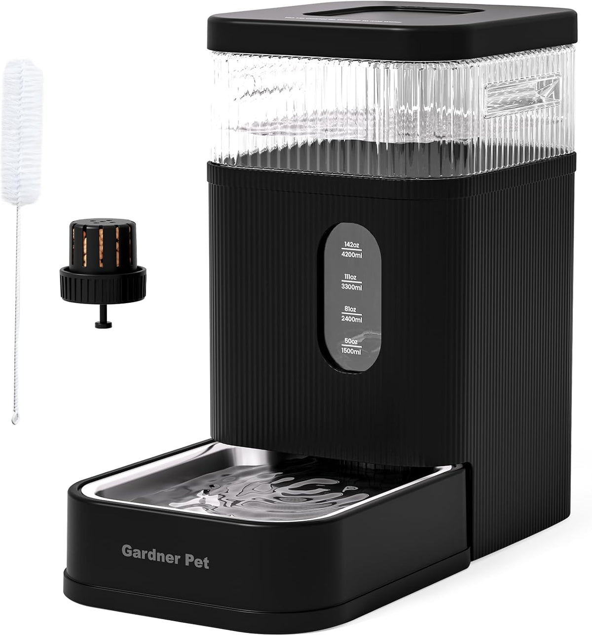 2.2 Gallon Automatic Dog Water Dispenser with Stainless Steel Bowl