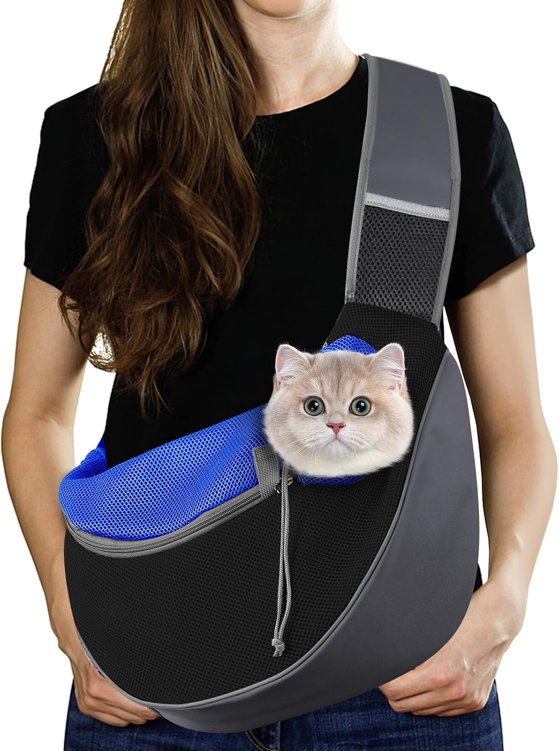 Pawaboo Pet Sling Carrier for Small Dogs Cats