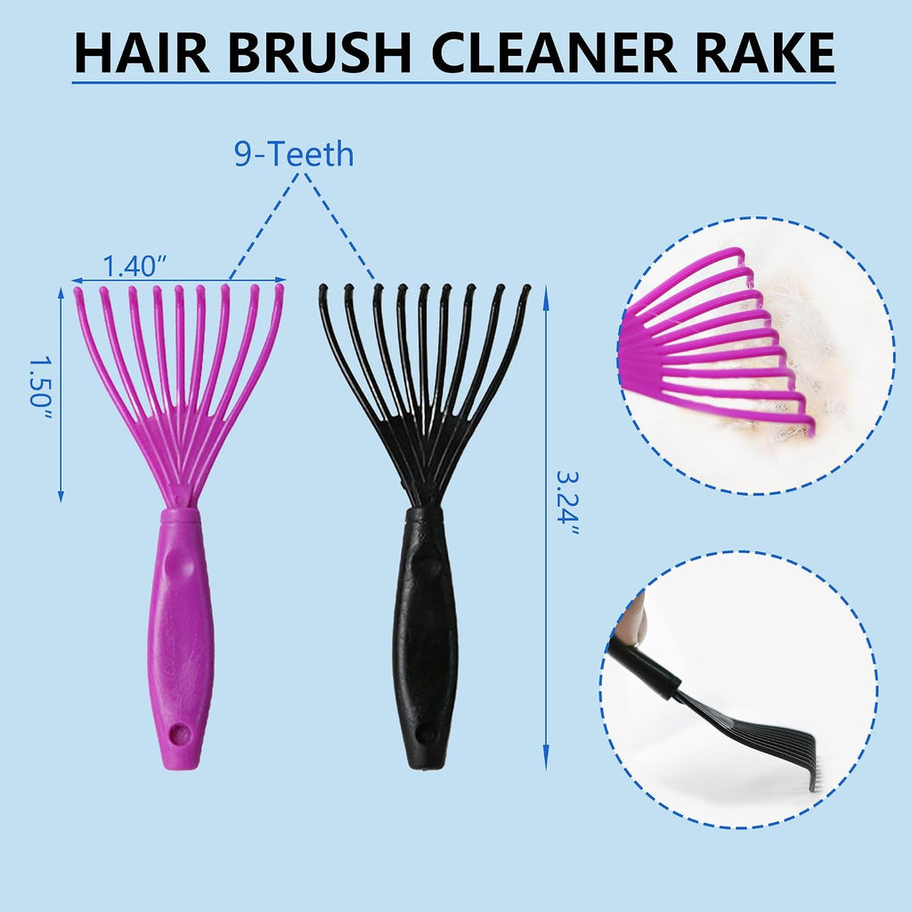 5-in-1 Dog & Cat Extra Long Pin Grooming Kit Slicker Brush for Large Dogs Cats Remove Loose Fur, Undercoat Brush for She