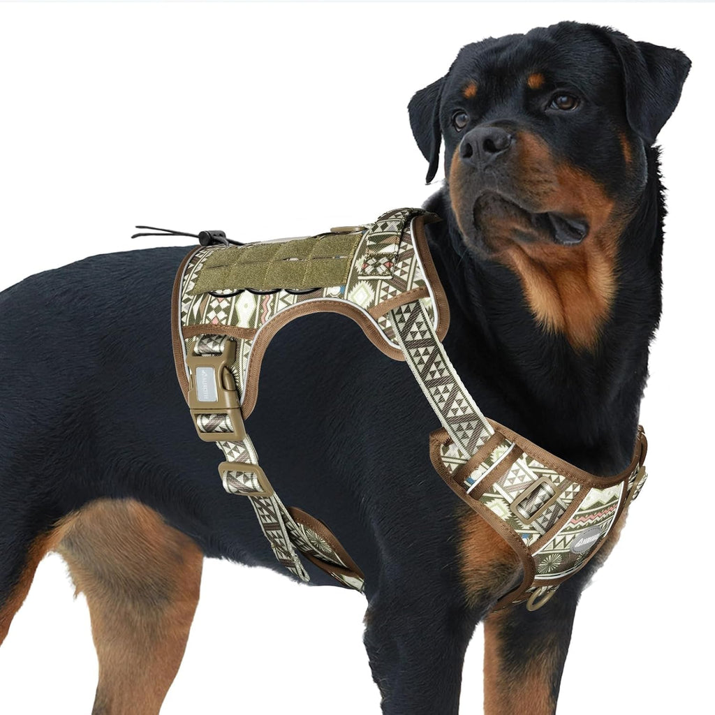 AUROTH Dog Harness for Large Dogs, No Pull Tactical Dog Vest Heavy Duty