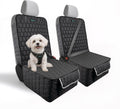 2-Pack Front Seat Covers for Dogs, Waterproof Car Seat Protectors