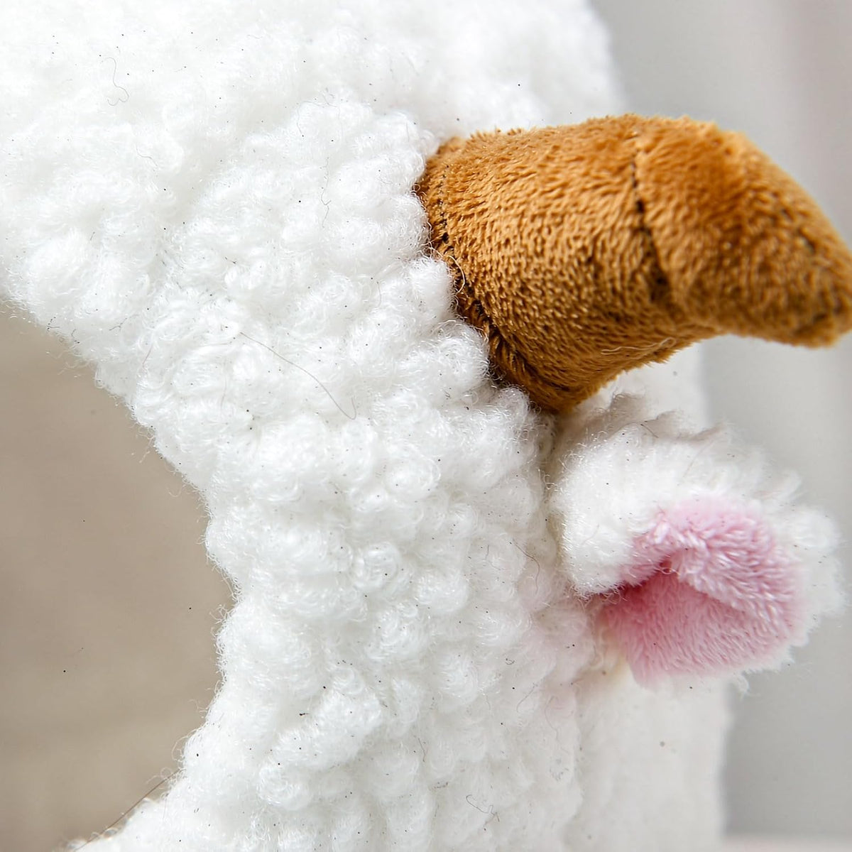 Dog Sheep Headband – Cute Cosplay Pet Hat for Christmas Halloween，White