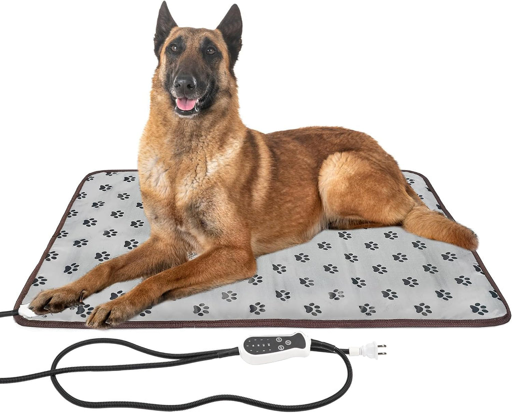 Pet Heating pad Outdoor Small Dog cat Heating pad Heated ped beds for Outside Dogs House Heater Electric Warming pad for