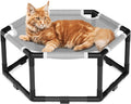 Elevated Cat Hammock Bed, Hexagon Raised Cat Swing Bed Chair Cot