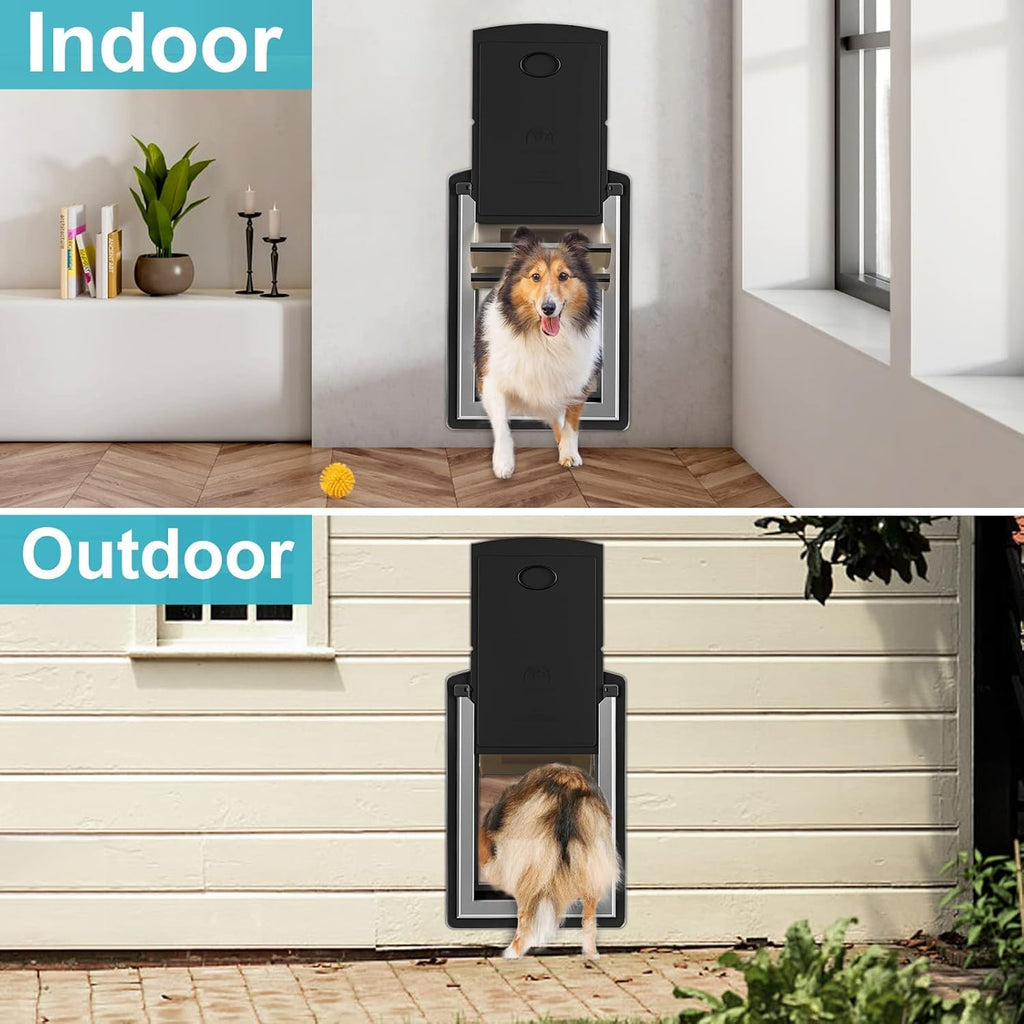 ClawJaw Small Exterior Wall Steel Cat Door for Wall