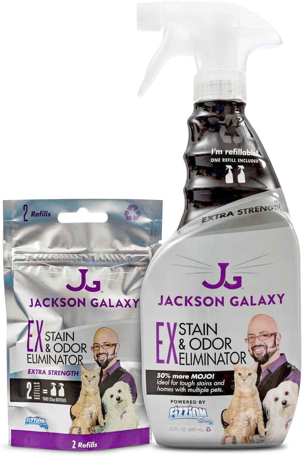 Jackson Galaxy EX Stain & Odor Eliminator Refill - 4 Tabs = 2 Full Refills