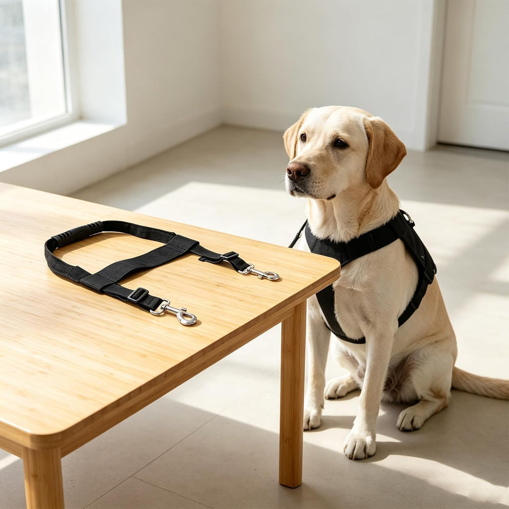 Bridge Handle for Harness, Service Dog Walking Handle with Non-Slip Grip