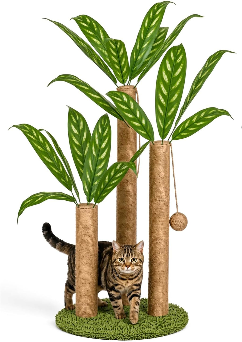 LEMONDA 31.5Inch Palm Tree Cat Scratching Post