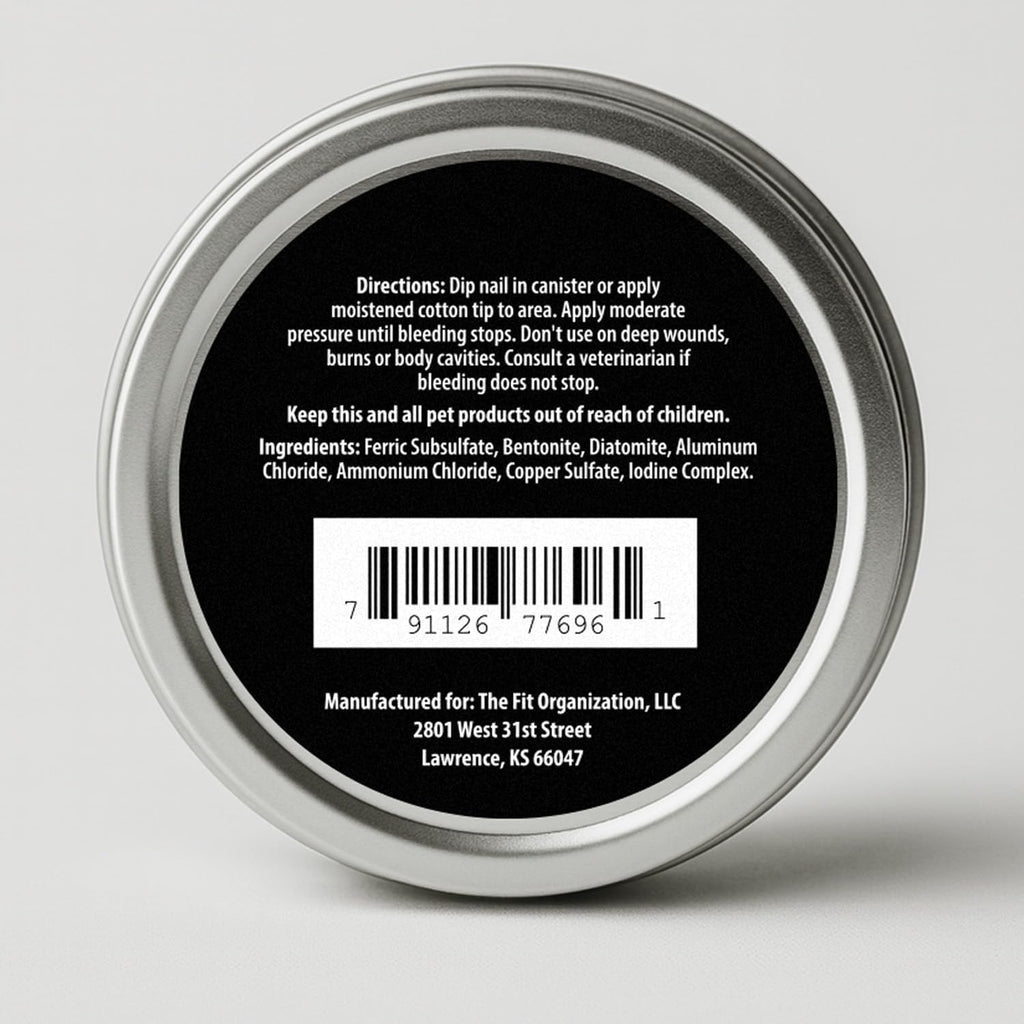 Styptic Powder for Dogs, Cats & Birds (2 oz) – Fast-Acting Blood Clotting & Bleed Stop Powder for Pet Nail Trims, Clippi
