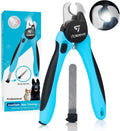 LED Dog Nail Clipper with Light, Illuminates Nails Helps See Quick