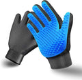 Pet Grooming Glove Hair Remover Brush Gentle Deshedding Efficient Pet Mitt Pet Massage Gloves Left & Right Hand Draw Dog