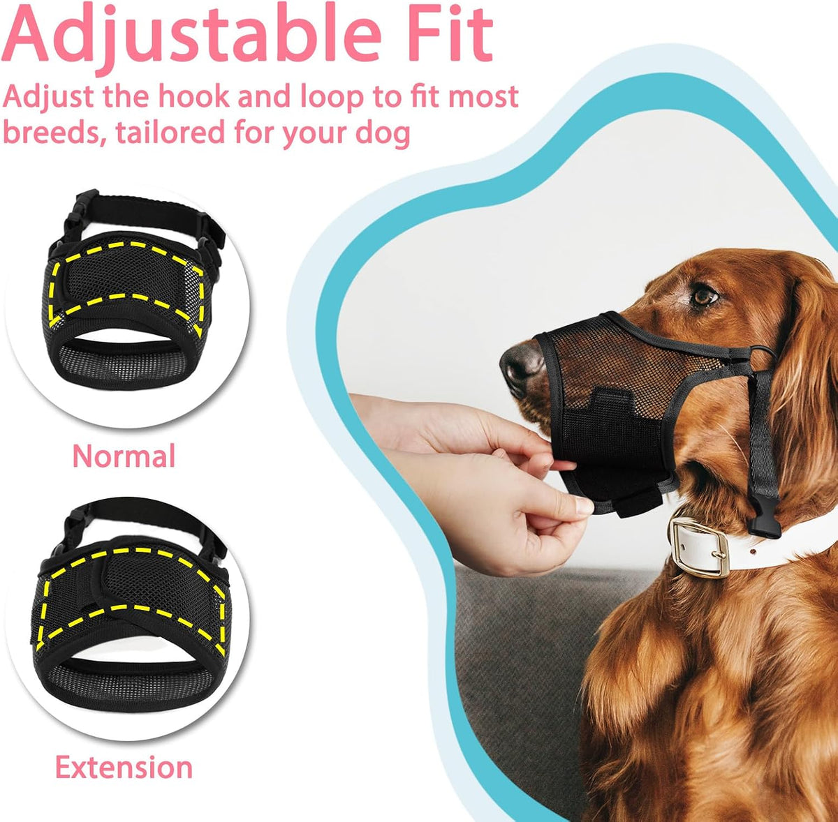 Dog Muzzle for Large Medium Small Dogs German Shepherd Labrador