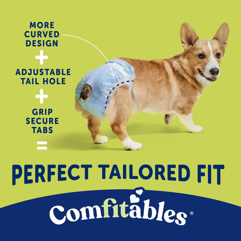 Hartz Disposable Dog Diapers, Size M 32 count, Comfortable & Secure Fit, Easy to Put On
