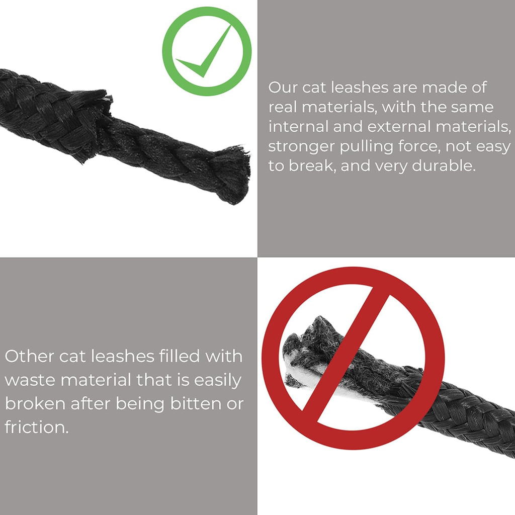 Long Cat Leash Reflective Pet Rope for Yard Walking Training Outdoor Use