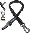 Dog Seat Belt 3-in-1 Car Harness for Dogs Adjustable Safety Seatbelt for Car Nylon Reflective Bungee Fabric Dog Car Harn