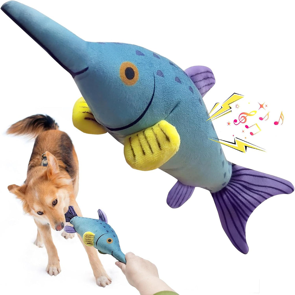 Fuufome Squeaky Plush Dog Toys for Small, Medium, Large Breeds
