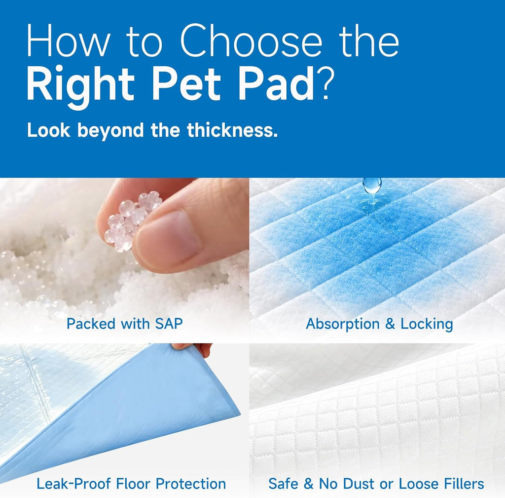 100 Count Disposable XL Pee Wee Pet Training Pads for Dog, 28x34 in