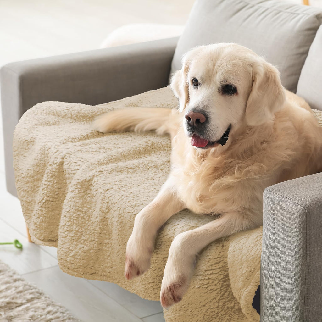 Pet Blanket, Soft Warm Sherpa Fleece Bed Blanket for Small Pets