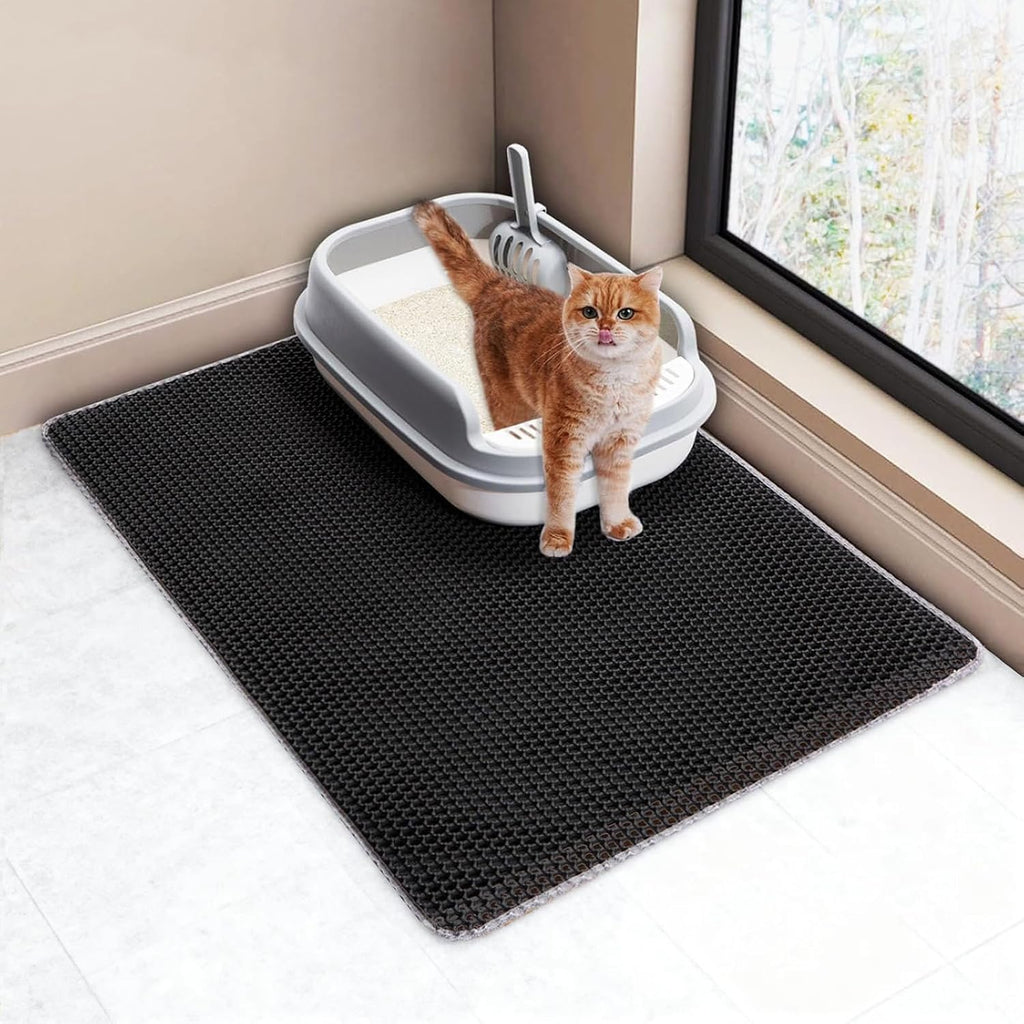 Cat Litter Mat Large, 35x25 In Cat Litter Trapping Mat, Scatter Control