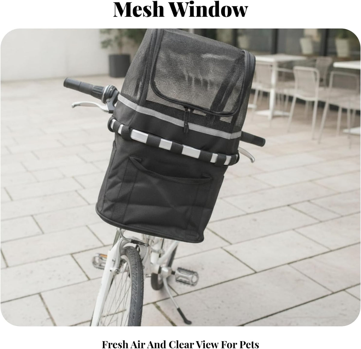 kowaku Easy to Install Pet Carrier Basket Cover
