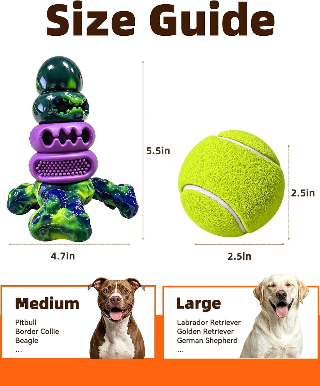 Dog Toys for Aggressive Chewers, Indestructible Dog Chew Toy Beef Flavor