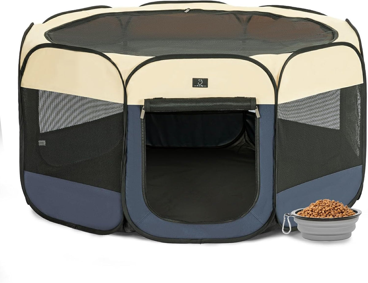 A 4 Pet 40.55-in Dog Playpen for Small Dogs & Puppies, Foldable