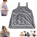 Hair Resistant Pet Cuddling Apron with Leg Holes for Holding Cats & Dogs
