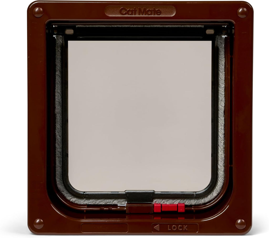 Cat Mate 2-Way Lockable Cat Flap for Small to Medium Cats, White