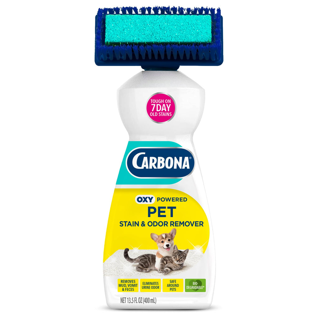 Carbona 2-in-1 Oxy-Powered Pet Stain & Odor Remover, 13.5 Fl Oz