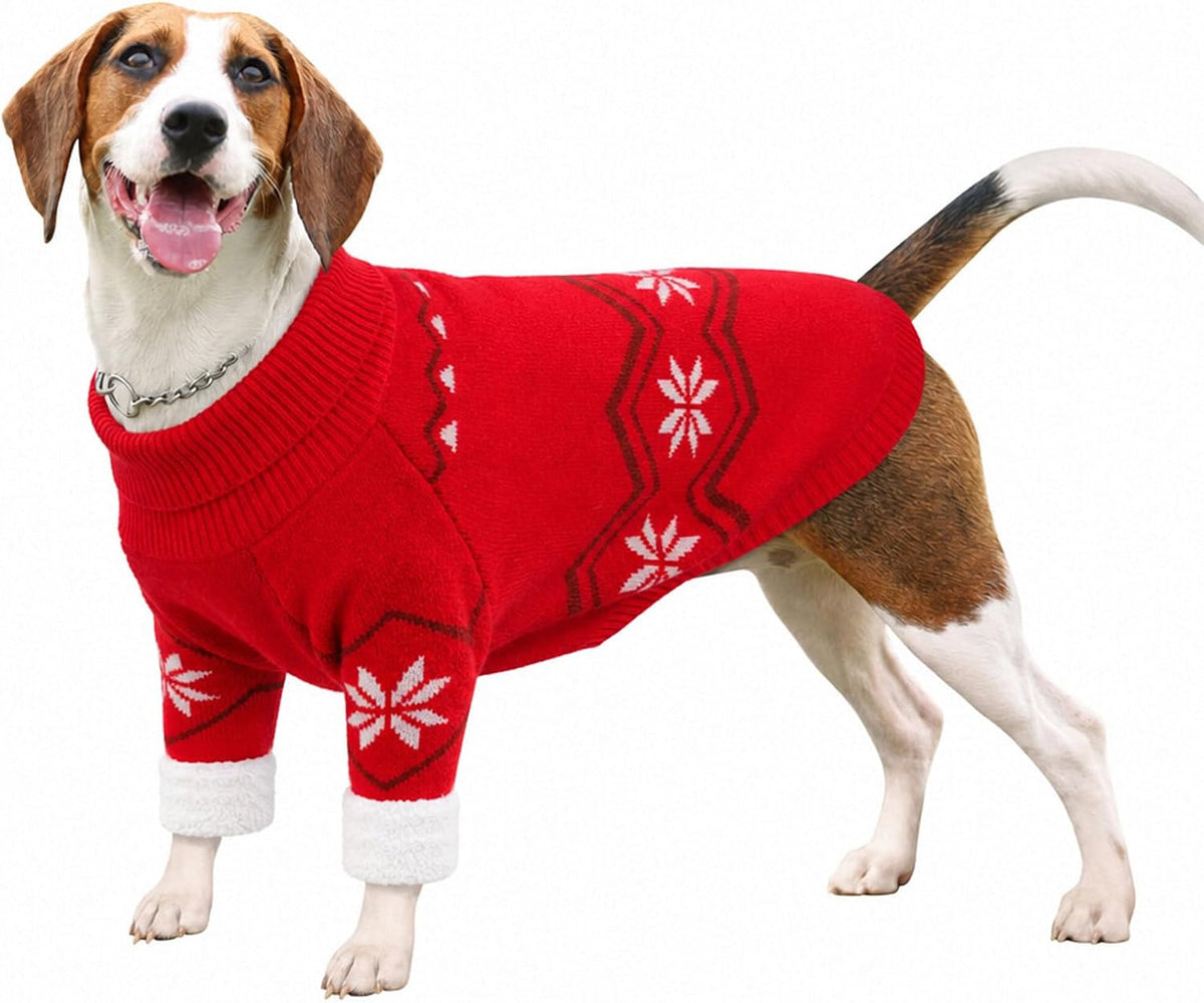Dog Halloween Costumes Pumpkin Dog Sweater, Fall Sweaters (2XL)