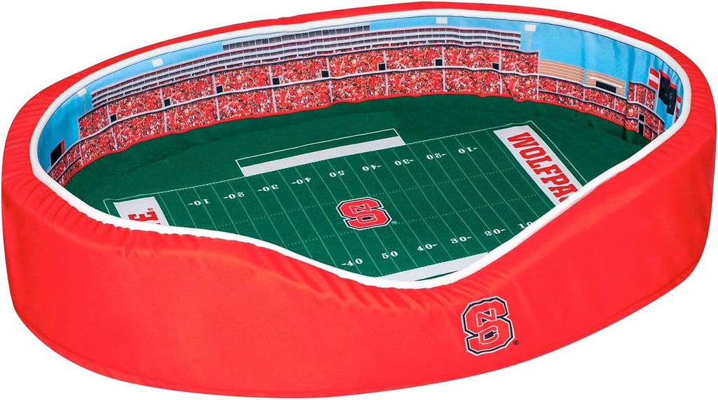 StadiumSpot Officially Licensed NCAA Premium Oval Dog Bed, Texas A&M, Medium