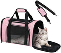 Large Cat Carrier Soft Up to 28 Lbs, Breathable Pet Bag with Steel Frame