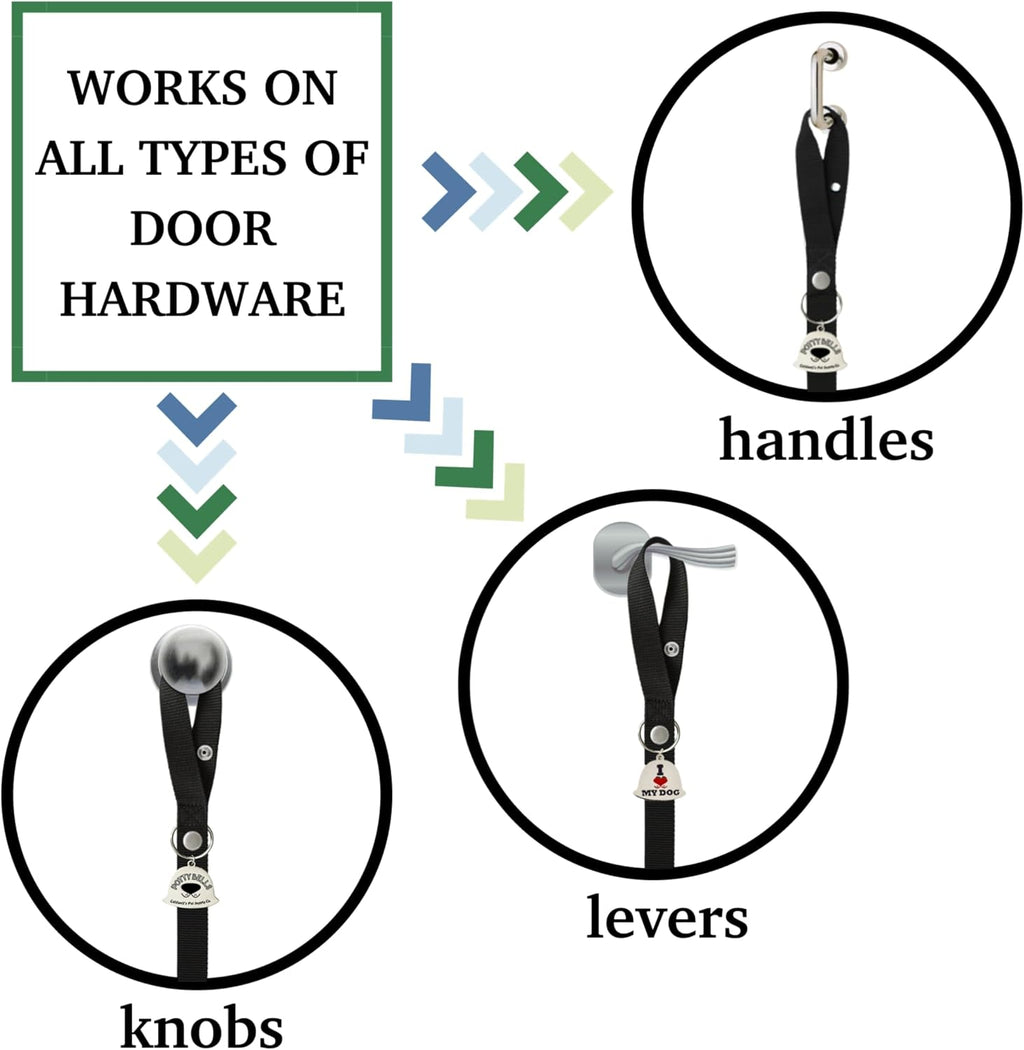 Caldwell's Pet Supply Co. Dog Potty Bells, Dog Door Bell, Bells to Go Outside, Potty Training Bell, Dogs Doorbell, Dogs 