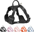 Wolfone Small Dog Harness Reflective Adjustable Black Small