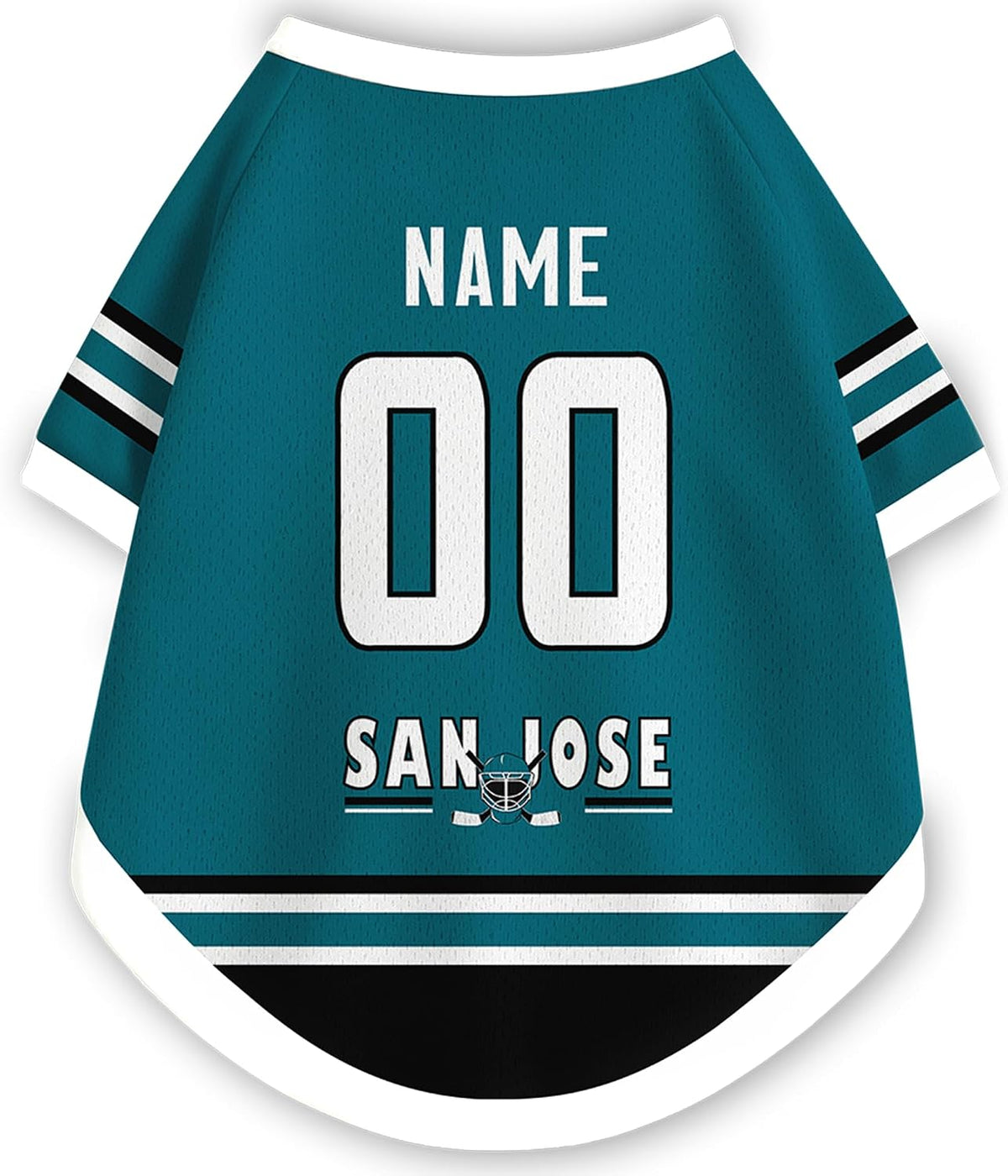 San Jose Dog Clothes Dog Jersey T-Shirt Custom Name & Number for Small Middle and Large Dogs