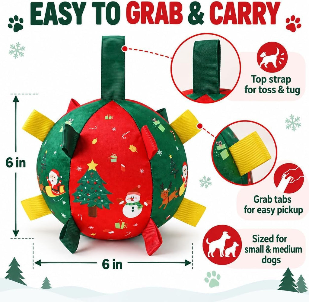 Jingle Paw Ball, Jingle Paw Dog Toy, Jinglepaw Christmas Dog Ball (1PCS)
