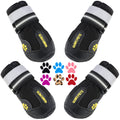 QUMY Dog Shoes for Hot Pavement, Dog Snow Boots & Paw Protectors for Winter
