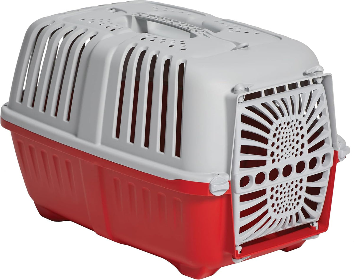 Spree by Midwest 19-Inch Travel Carrier, Red, Fits Pets up to 10 lbs