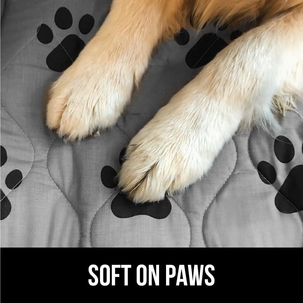 GORILLA GRIP Washable Puppy Pads, Slip Resistant Dog Crate Mat, 46x28