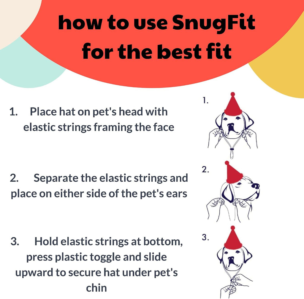 Huxley & Kent SnugFit Pet Hat for Dogs & Cats, Antler Buffalo Check, Large