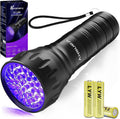 Black Light UV Light Flashlight, 21 LED 395nm Ultraviolet Blacklight Flashlight Mini Pet Urine Detector for Dog/Cat, Dry