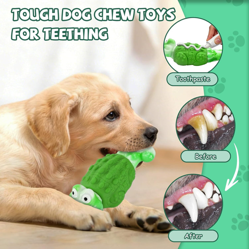 YINEYA Tough Dog Toys for Aggressive Chewers, Indestructible Large Chew Toy
