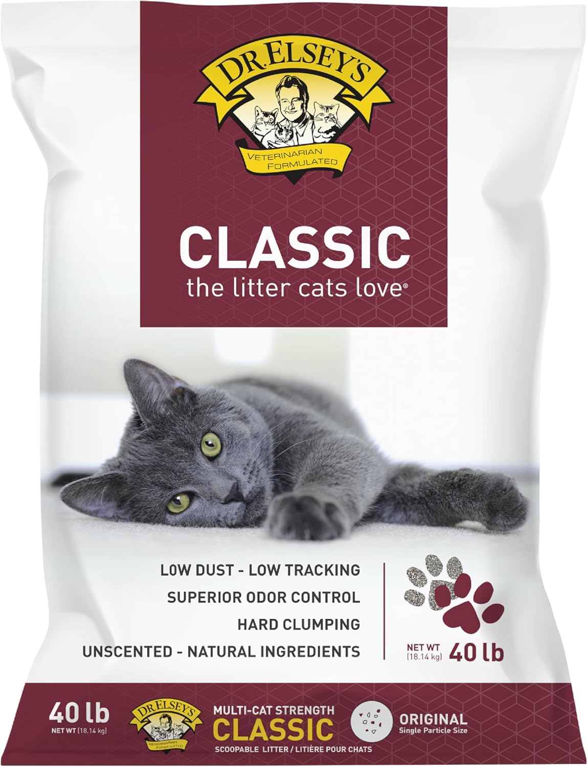 Precious Cat Classic Premium Clumping Cat Litter, 18 lb Bag