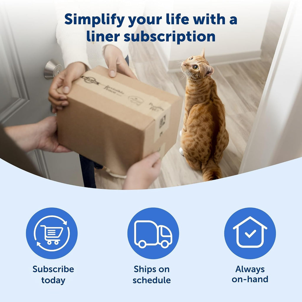 PetSafe ScoopFree Clumping & SmartSpin Litter Box Waste Bin Liners, 25-Ct