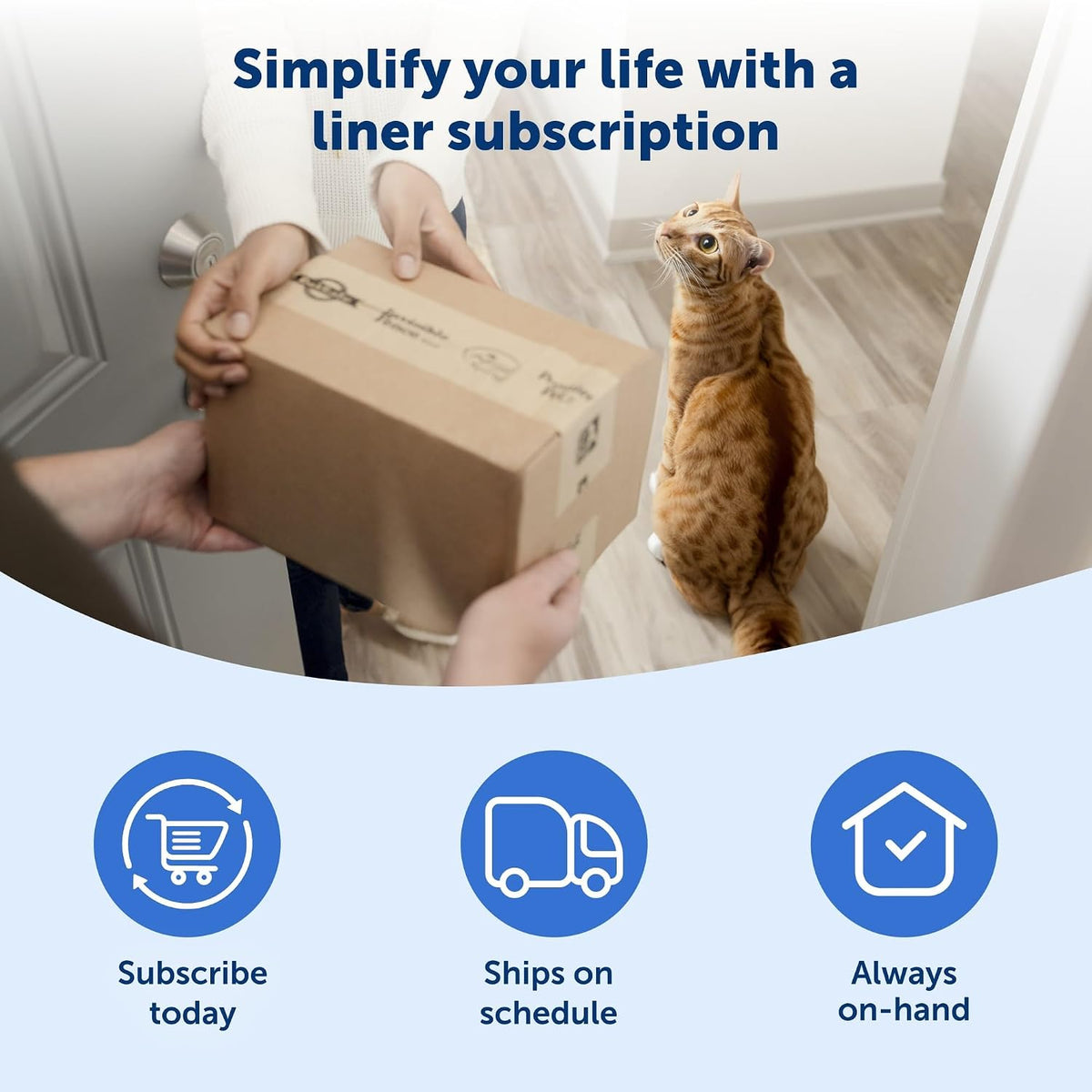 PetSafe ScoopFree Clumping & SmartSpin Litter Box Waste Bin Liners, 25-Ct